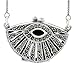 Jewelry : Sterling Silver Marcasite / Black Obsidian Filigree Purse Locket / Prayer Box
