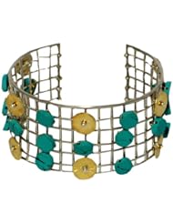 Sterling Silver Gold Plated Beads Turquoise Gemstone New Designs Bangle Jewelry