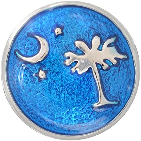 Palmetto Moon Enamel Nugz- interchangeable jewelry snap