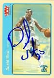 David West Autographed/Hand Signed Basketball Card (New Orleans Hornets) 2004 Fleer Tradition #38
