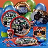 Party Supplies - Monster Jam® Party Supplies - Deluxe Pack