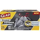 Glad ForceFlex Extra Strong Outdoor Drawstring Large Trash Bags, 30 Gallon, 25 Count (Product May Vary)