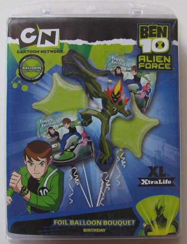 Ben 10 Foil Balloon Bouquet Birthday XL Pack