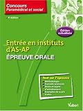 Entr�e en instituts d'AS-AP : Epreuve orale