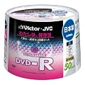Victor 映像用DVD-R ハードコート CPRM対応 16倍速 ホワイトプリンタブル 50枚 日本製 VD-R120DH50