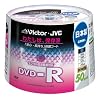 Victor �f���pDVD-R �n�[�h�R�[�g CPRM�Ή� 16�{�� �z���C�g�v�����^�u�� 50�� ���{�� VD-R120DH50