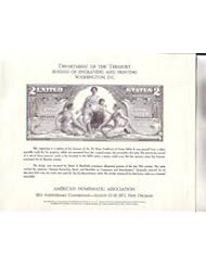 Replica of Obverse of $2 Silver Certificate Series 1896