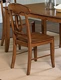 Branson Side Chair In Antique Pine Finish by Standard Furniture