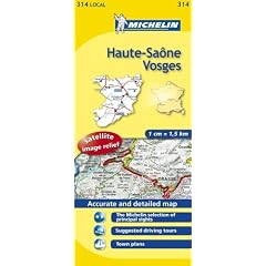 Haute-Saone, Vosges (Michelin Local Maps)