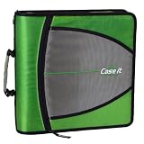 Case-it Large Capacity Blue Zipper Binder (D-145)