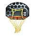 Sure Shot Junior Shot Backboard And Ring Set - Black/ Yellow/ Red
