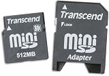 Transcend miniSD Memory Card 512MB