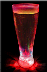 Flashing Beer Glass