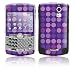 Dots Purple Design Protective Skin Decal Sticker for Blackberry Curve 8300/ 8310/ 8320 Cell Phones