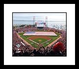 2010 World Series San Francisco Giants Framed 8x10 Photograph Game 1 USA Flag