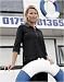 Front Row Brushed Ladies 3/4 Sleeve Rugby Shirt
