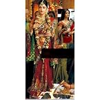 AISHWARYA RAI DARK RED NET SAREE WITH BLOUSE