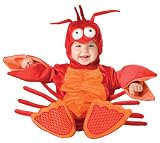 Lil Characters Unisex-baby Newborn Lobster Costume, Red/Orange, 6-12 months