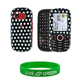 Pokadots Design Snap On Hard Case for Samsung Intensity U450 Phone, Verizon Wireless