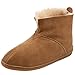 Minnetonka Men's Sheepskin Ankle Boot Slipper