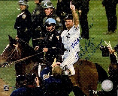 Autographed/Hand Signed Hof'R Wade Boggs - New York Yankees - 8x10 Photo