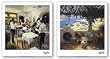 Bodrum Leyla's Terrace and Felipe Of Tequilla Cafe Set by Berc 24"x24" Art Print Poster