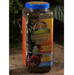 Zoo Med Natural Aquatic Turtle Food, Maintenance Formula, 45-Ounce