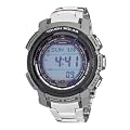 Casio Men's PAW2000T-7CR Pathfinder Digital Multi-Function Titanium Bracelet Watch