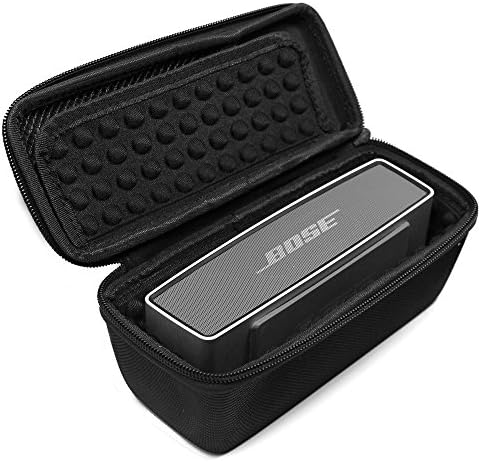 Vorbana Hard Case Travel Bag for Bose Soundlink Mini Bluetooth Portable Wireless Speaker - And for the Bose Mini II - Fits with the Bose Silicone Soft Cover. Fits the Wall Charger, Charging Cradle.