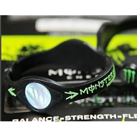 POWER ENERGY - Bracelet Monster Energy - S - M - L / Coloris au choix