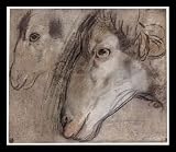Federico Barocci (Head of a goat) White Wood-Mounted Art Poster Print - 13 X 19