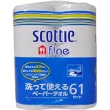 スコッティファイン 洗って使えるペーパータオル 2ロール