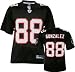 Tony Gonzalez Jersey: Reebok Black Replica #88 Atlanta Falcons Jersey - Large