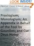 Proslogium; Monologium; An Appendix in Behalf of the Fool by Gaunilon; and Cur Deus Homo - Enhanced Version