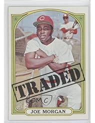 Joe Morgan TR Cincinnati Reds (Baseball Card) 1972 Topps #752