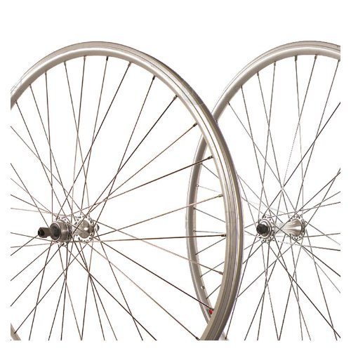 Sta-Tru Silver Alloy Road Hub Front Wheel (700X25)