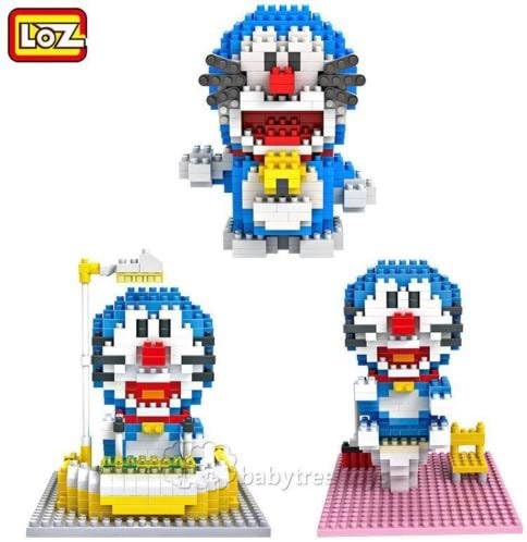 3x New LOZ Nano Blocks Lot Building Set Blocks Toys Gift Doraemon Series