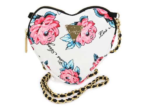LeSportsac×JOYRICH レスポートサック×ジョイリッチ ショルダーバッグ 3145 P023 HEART POUCH ハート ポーチ ワンダーローズ ポシェット コラボ[並行輸入品]