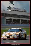 BooBoo Dale Earnhardt Jr. #8 Camouflaged Bud Car Composition 13 X 19