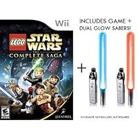 Lego Star Wars: The Complete Saga + Dual Glow Sabers for Nintendo Wii