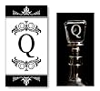 Monogram Guest Towel & Winestopper Gift Set - Q