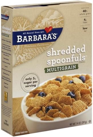 Barbara's Bakery Shredded Spoonfuls Multigrain 14 OZ (Pack of 96)