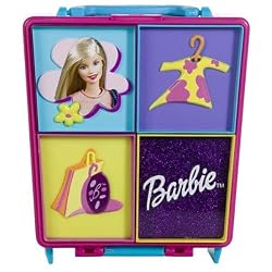 Barbie Petite Accessory Case (black with picture of Barbie)