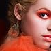 Pear Drop Earrings Orange (Femme Frivolity)