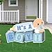 VictoryStore Yard Sign Outdoor Lawn Decorations, It's a Boy Baby Blocks, Baby Announcement Yard Sign (Light Skin Tone Baby)