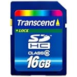 Transcend 16 GB Class 6 SDHC Flash Memory Card TS16GSDHC6E [Amazon Frustration-Free Packaging]