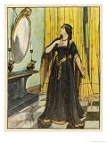The Mirror Tells the Queen That Though She's a Good- Looking Lady for Her Years She Isn't a Patch Art Giclee Poster Print by Willy Planck, 12x16