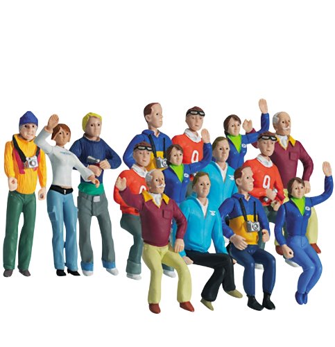 1/32nd Scale Carrera Modern Figures, Set of 15. CAR21107