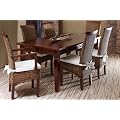 Esstisch 140 x 90 Siena mit 4 Rattan St�hlen massiv Akazie