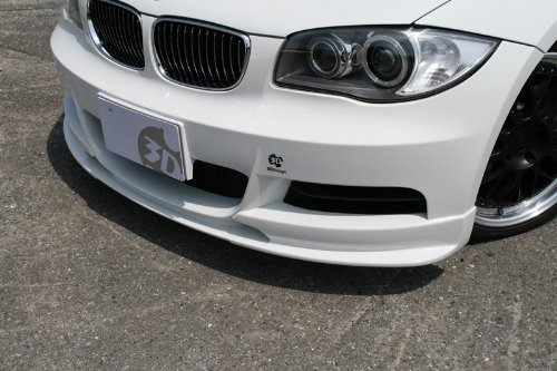3D Design Front Lip Spoiler BMW 1 Series E82 M Sport 08+